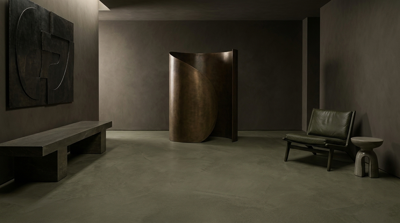 Warm Cream Minimalist Wrap - Roman Clay Finish