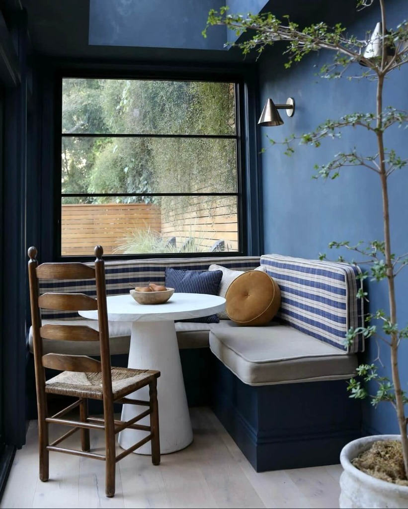 Scarsdale Slate Intimate Breakfast Nook - Limewash Finish