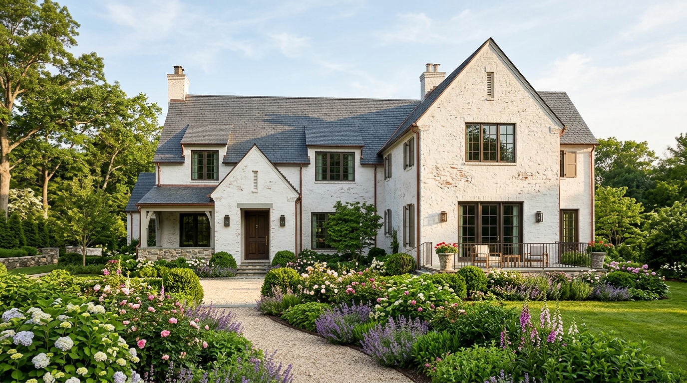 Architectural Exterior Limewash <br><span class="italic text-brandSlate">&amp; Masonry Slurry</span>