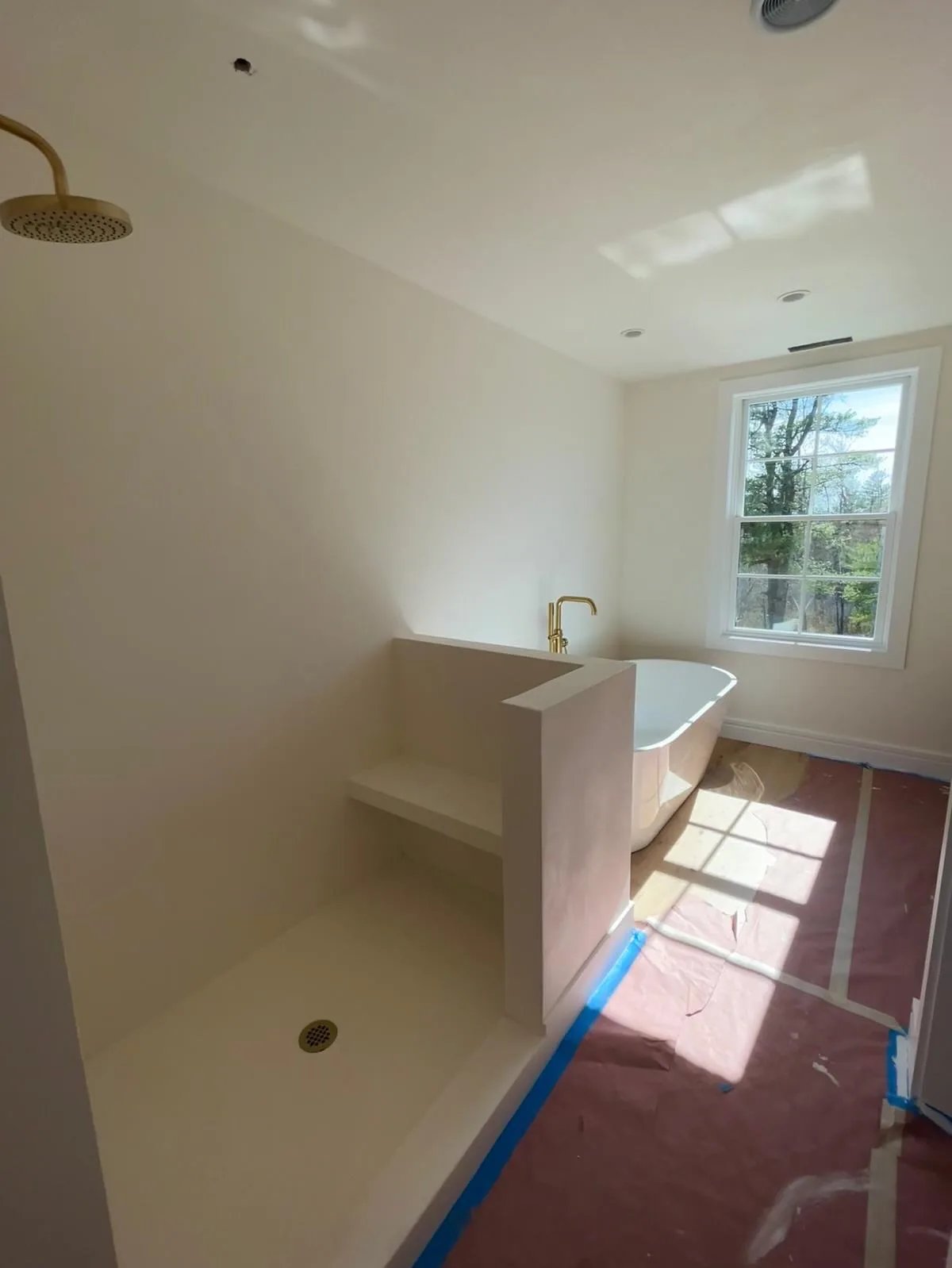 Seamless Tadelakt Wet Room & Shower - Microcement Finish
