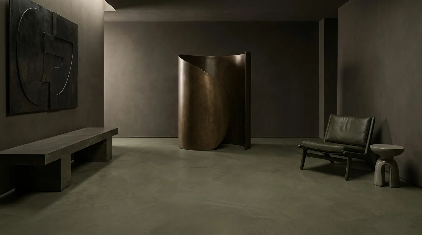 Warm Cream Minimalist Wrap - Roman Clay Finish
